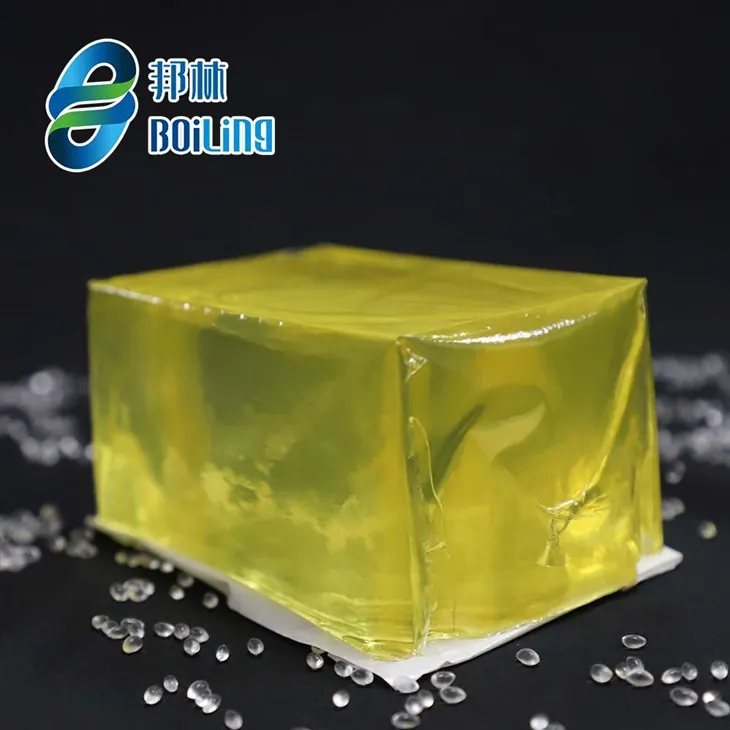 Adhesiu groc sòlid de fusió en calent sensible a la pressió